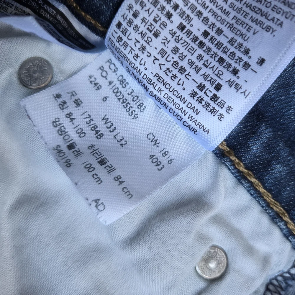 Levis‎ Mens W33 L32 Classic Blue Denim Jeans